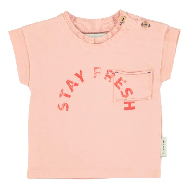 Maglietta Stay Fresh | Rosa chiaro