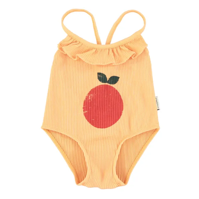 Apple Bathing Suit Recycled Material | Yellow