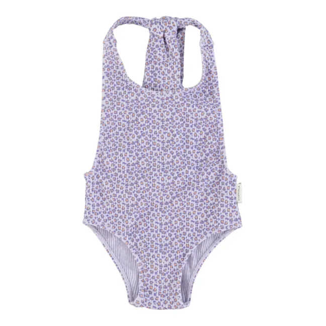 Leopard Swimsuit Recycled Material | Lavender