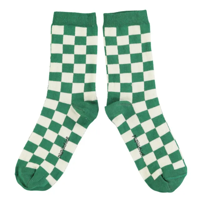 Square socks | Green