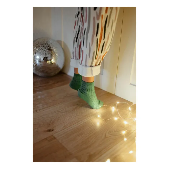 Chaussettes La Mini x Smallable | Vert Jade