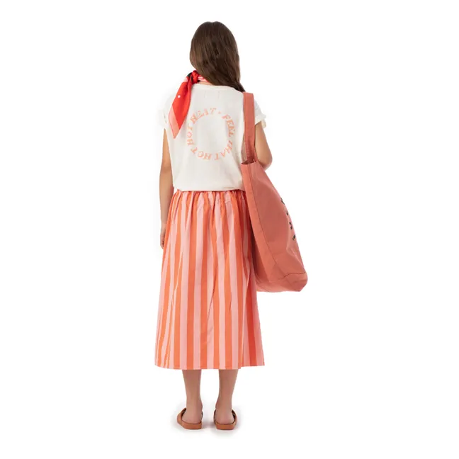 Striped Pocket Skirt | Pink