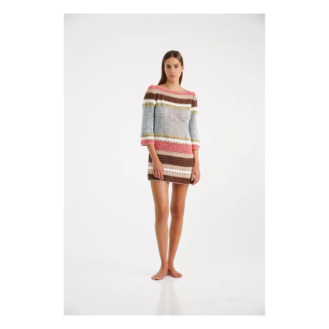 Robe Jaya Crochet | Bleu