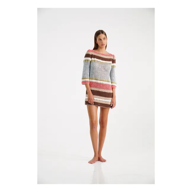 Robe Jaya Crochet | Bleu