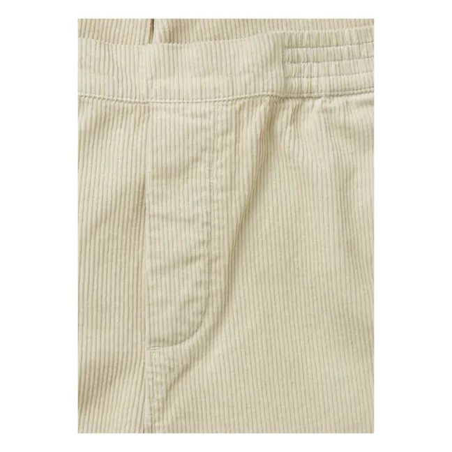 Coco Organic Cotton Corduroy Trousers | Ecru