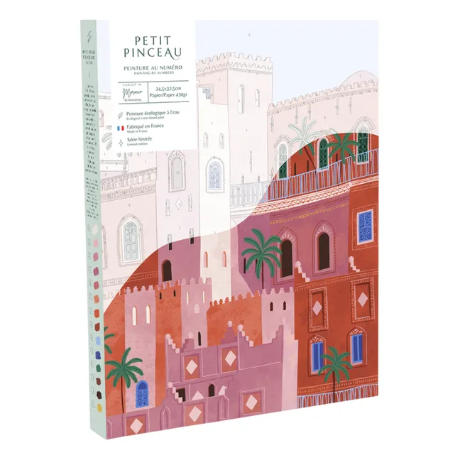 Kit de peinture au numéro - Maroc par Mona Mai