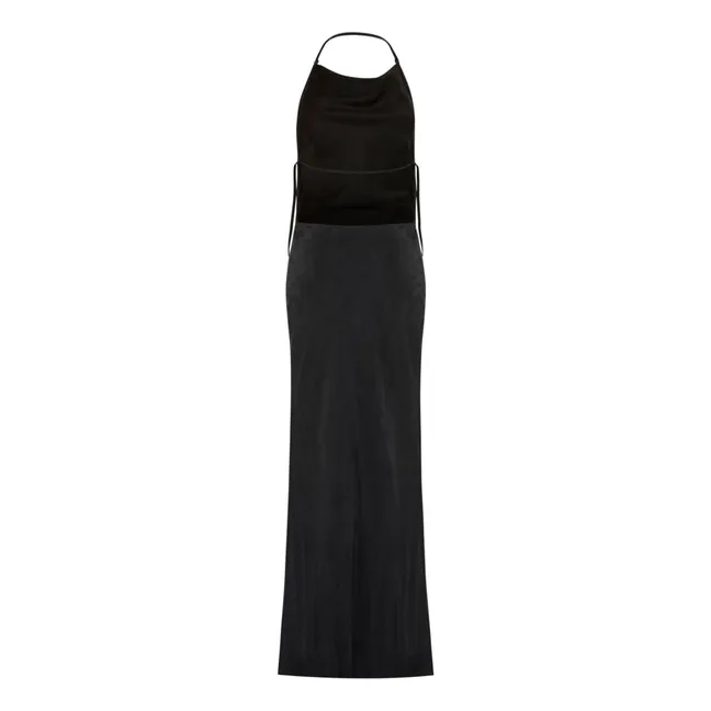 Adjustable Strap Dress | Black