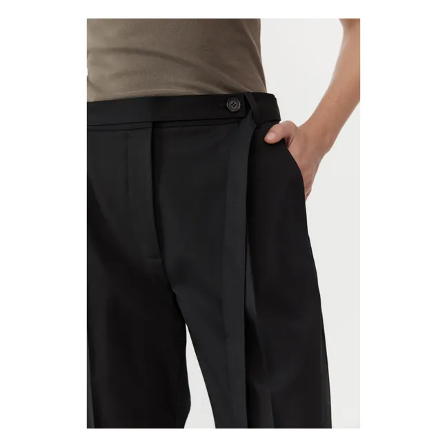 Belted trousers | Black