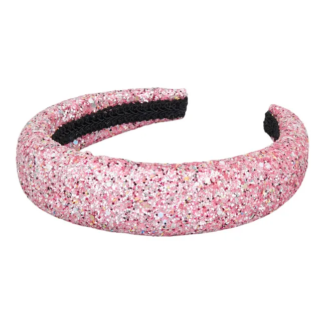 Jazzy Glitter Headband | Fuchsia