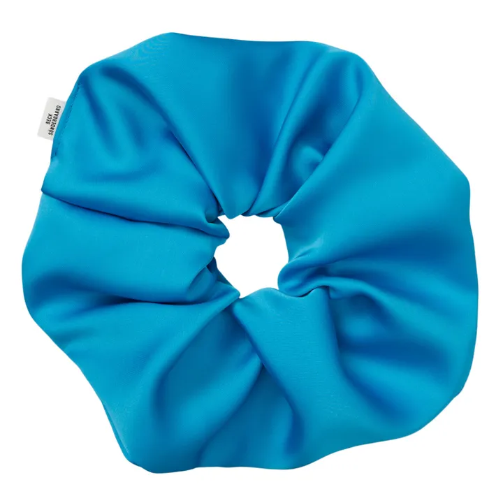 Chouchou Luster Satin | Blu- Immagine del prodotto n°0