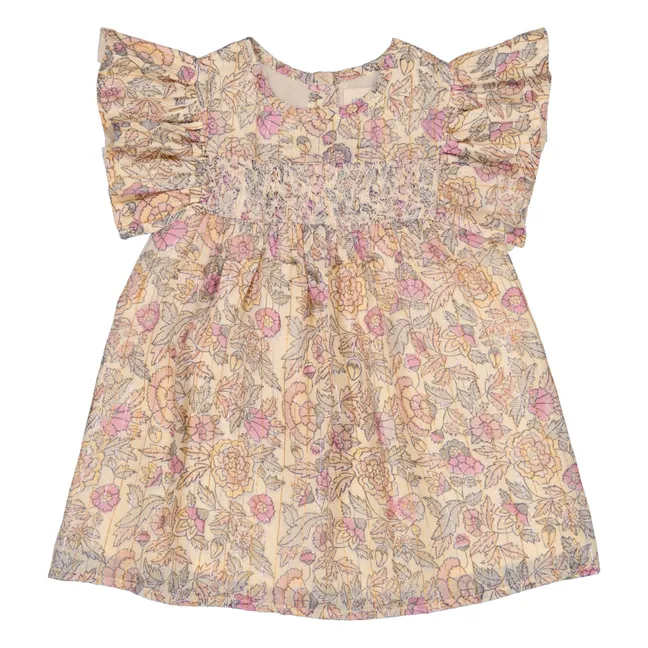 Robe Micka Métallisée | Rose