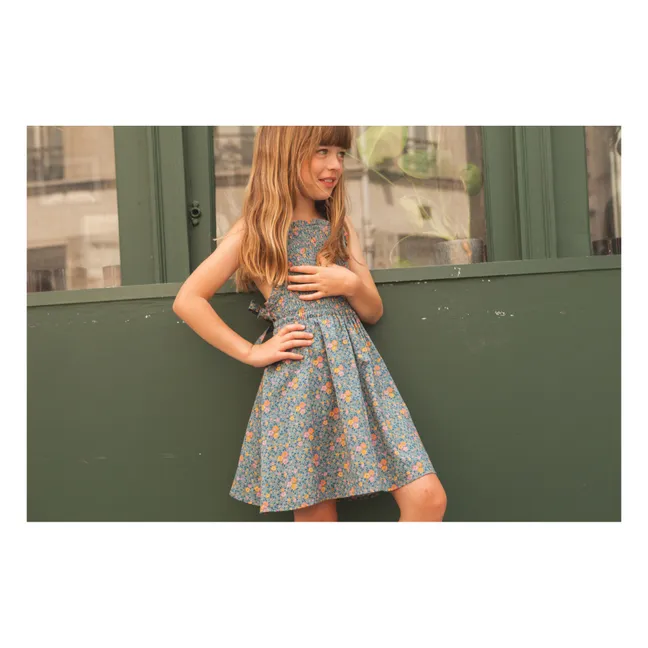 Fish ocean Blue Kid Dungaree Dress main image 0