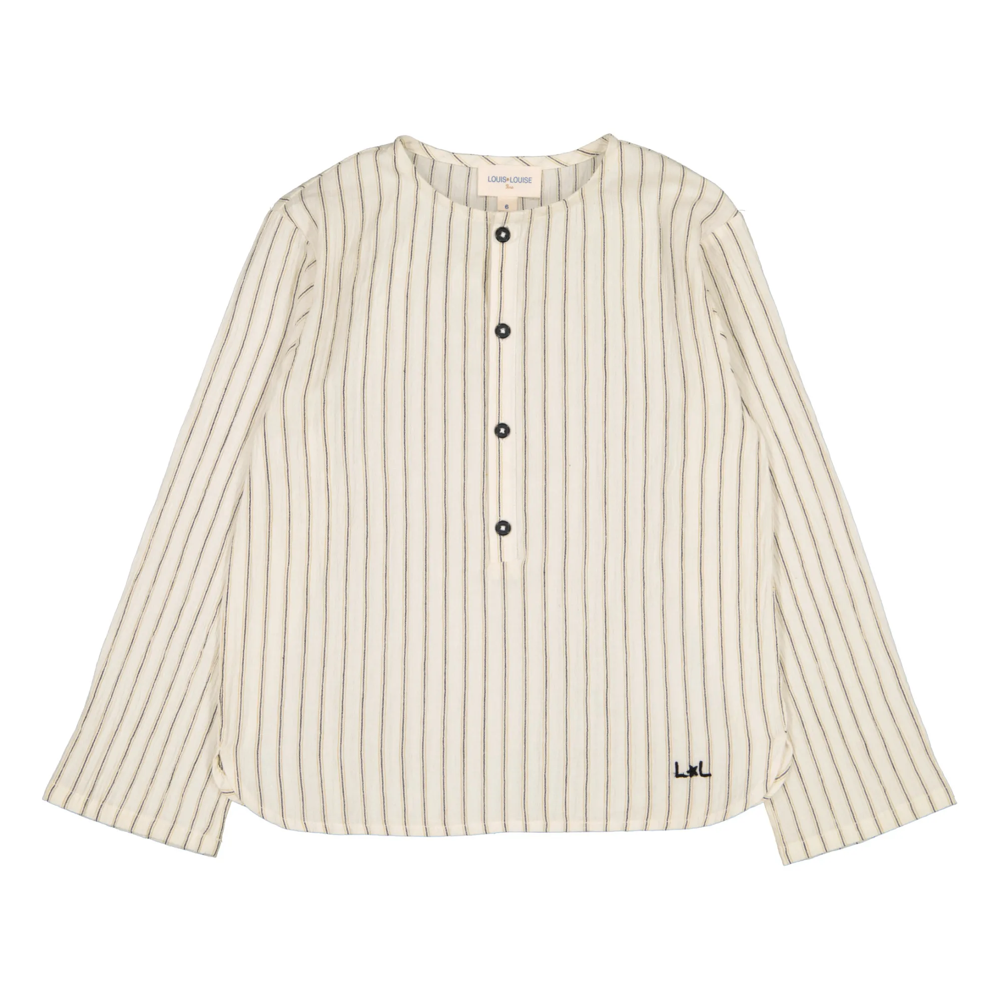 Louis Louise Ecru Kurta Uncle Cotton Crepe