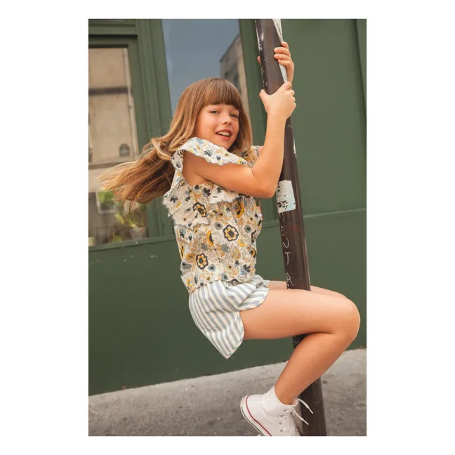 Blouse Jasmin Fleurie | Jaune