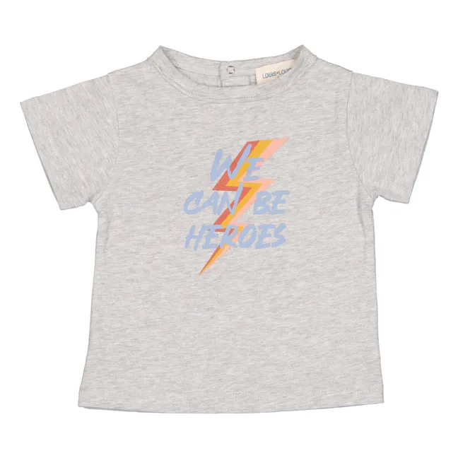 Camiseta Tom Heroes Baby | Gris Jaspeado