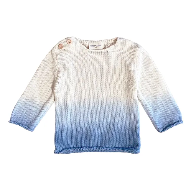 Bobby Tie and Dye Baby Pullover | Blau