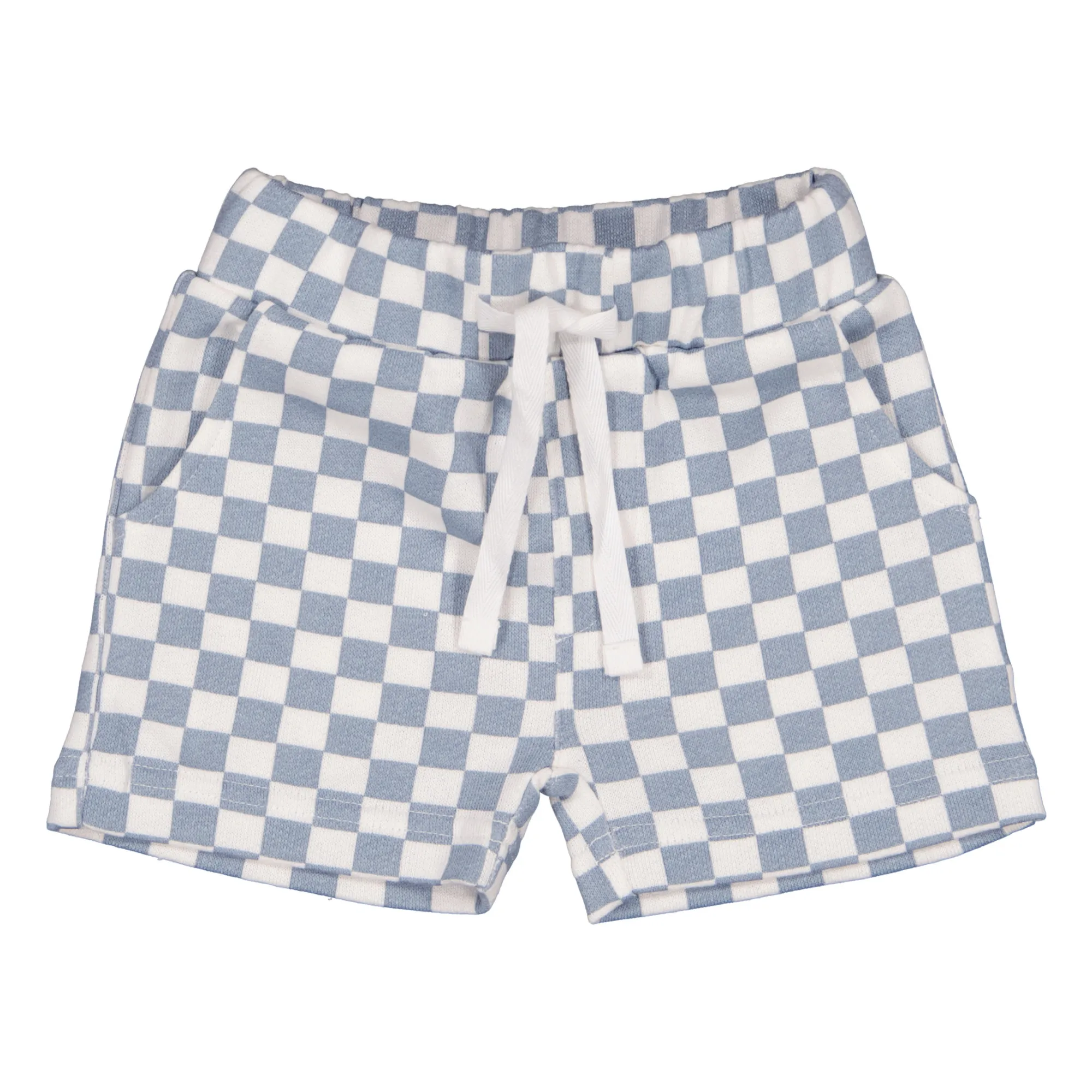 Louis Louise Light Blue Manhattan Damier Shorts