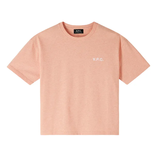 New Ava T-shirt Organic cotton | Peach