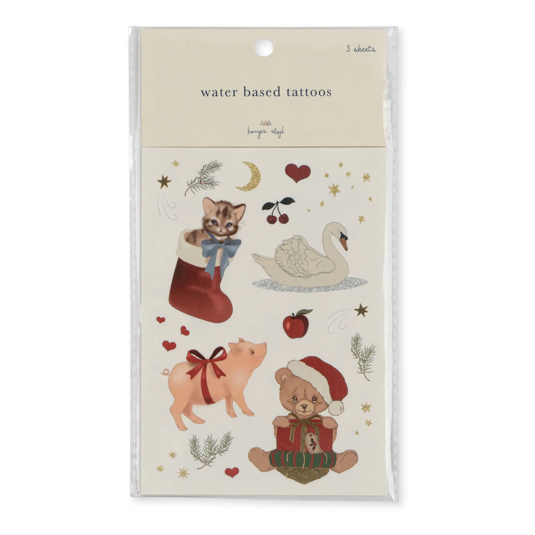 Konges Sløjd Multicoloured Temporary Tattoos