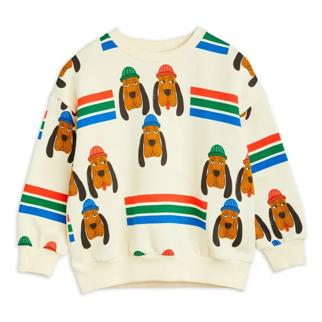 Organic cotton dog sweatshirt | Cream