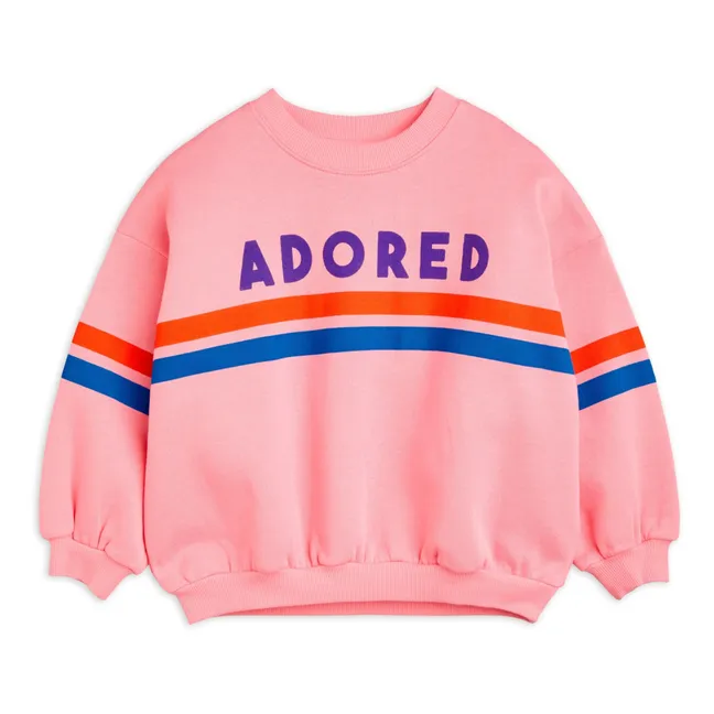 Sweatshirt aus Bio-Baumwolle Adored | Rosa