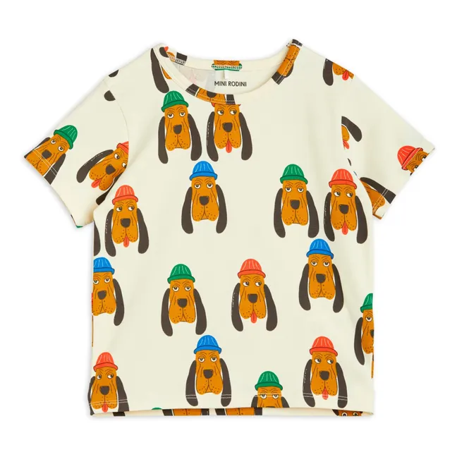 Dogs Organic Cotton T-Shirt | Ecru