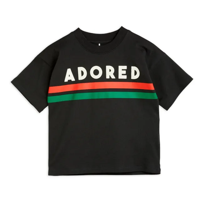 Adored Organic Cotton T-Shirt | Black