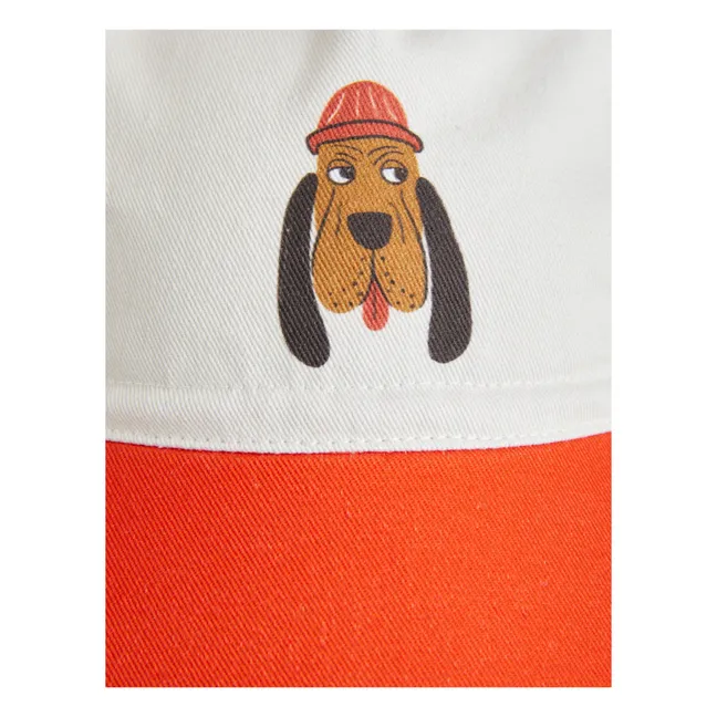 Gorra para perro de algodón ecológico | Rojo