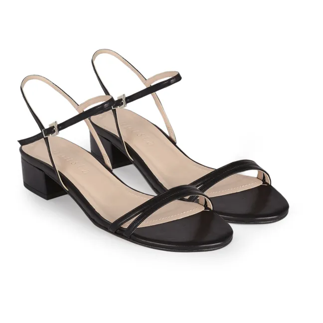 Maisie heeled sandals | Black