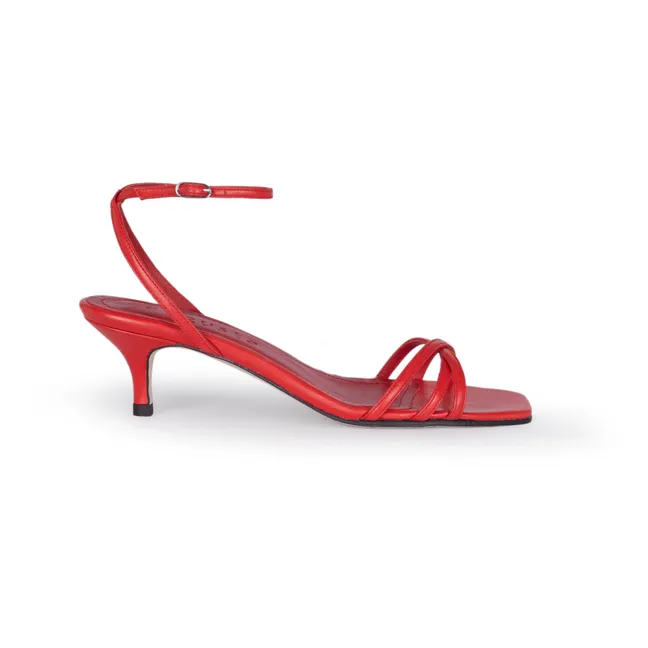 Uma heeled sandals | Red