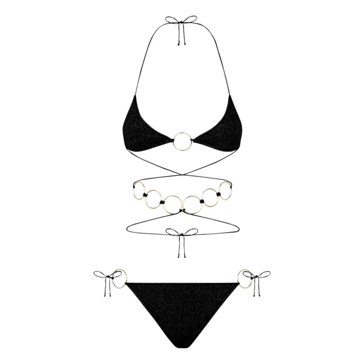 Maillot 2 Pièces Lumière Ring Lace | Noir- Image produit n°0