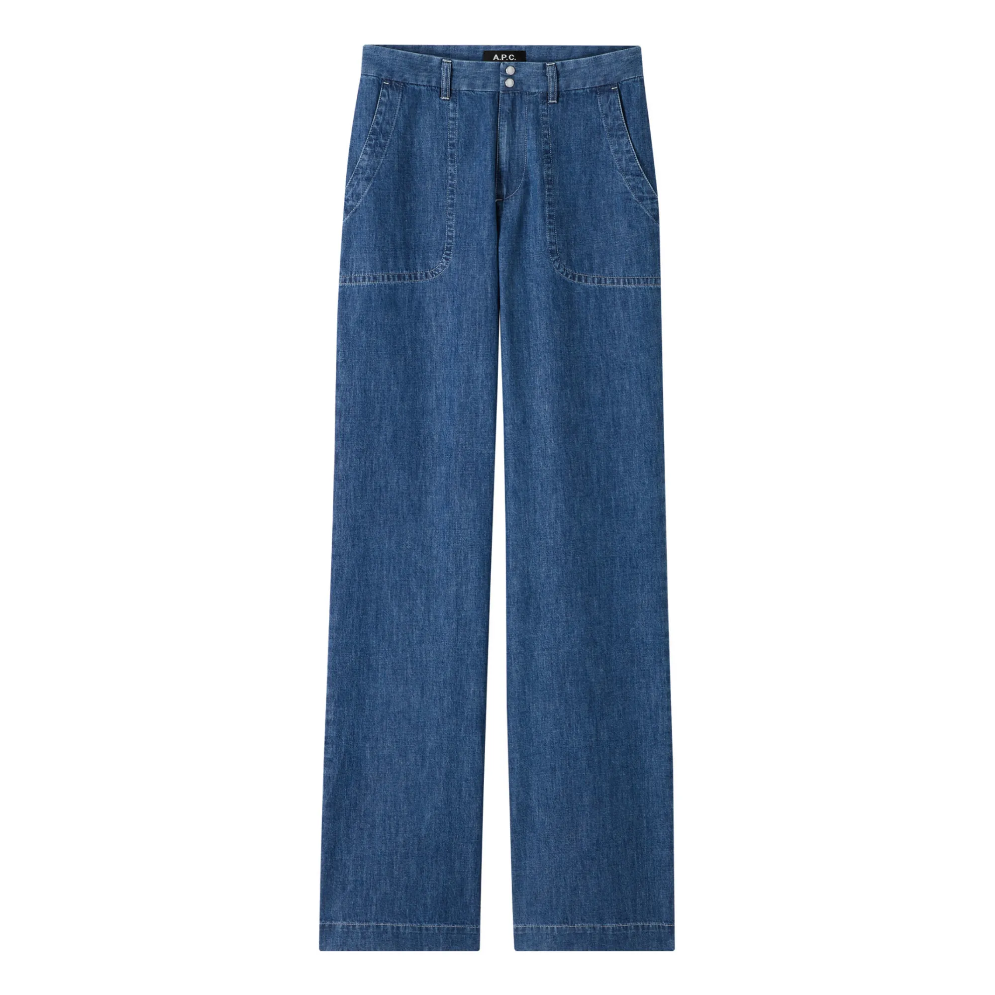 A.p.c. Indigo Blue Seaside Organic Cotton Jeans