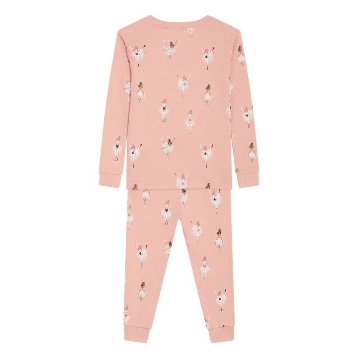 Pijama de algodón orgánico Ballerina | Rosa- Imagen del producto n°1
