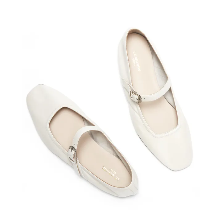 Ballet Pump Mary Jane | Ecru- Product image n°2