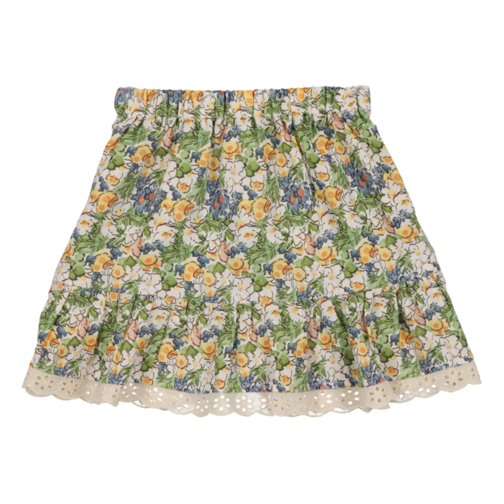 The New Society Ecru Skirt Beverly Linen