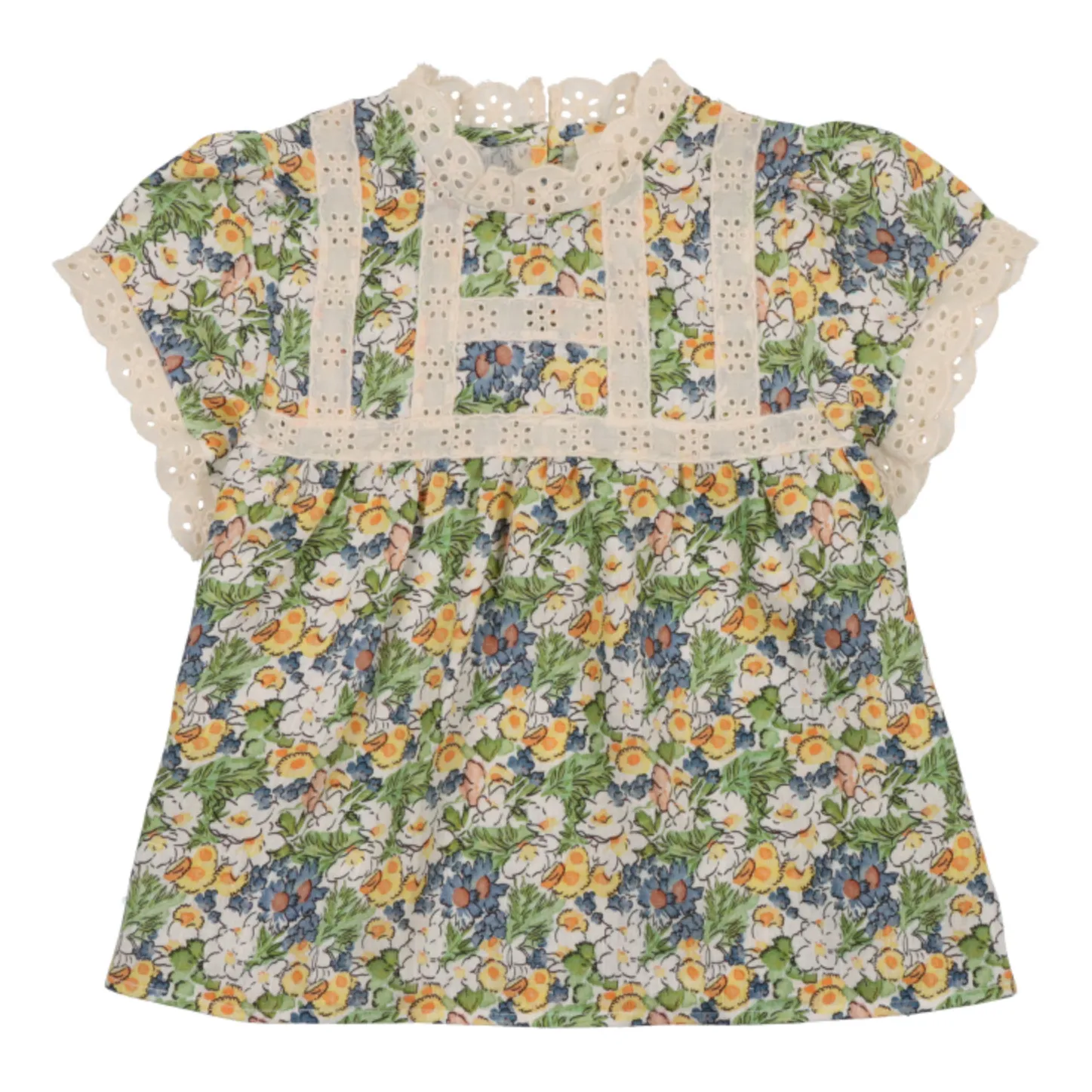 The New Society Ecru Beverly Linen Blouse