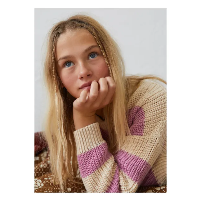 Myra Organic Cotton Sweater | Pink