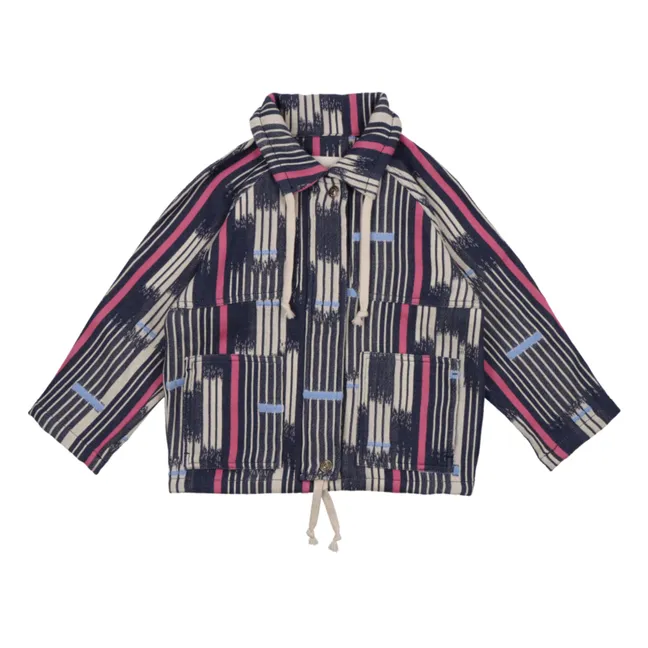 Echo Organic Cotton Jacket | Navy blue