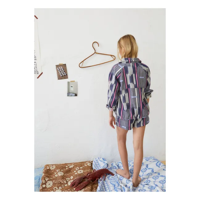 Echo Organic Cotton Jacket | Navy blue