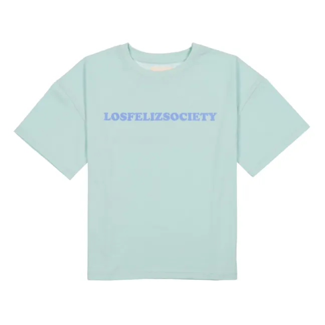 T-Shirt Smiley | Bleu ciel
