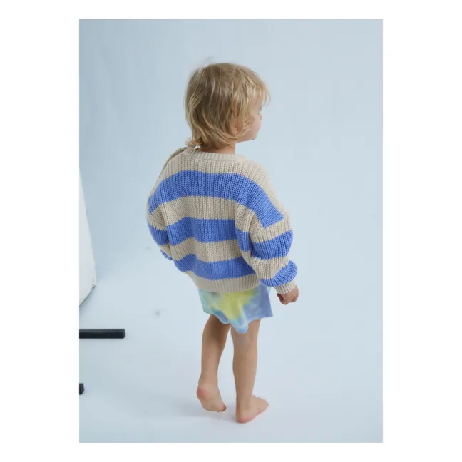 Pullover Myra Baby Bio-Baumwolle | Blau