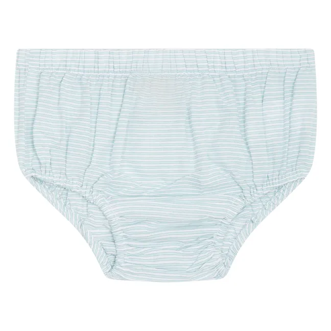 Striped Bloomers | Green water