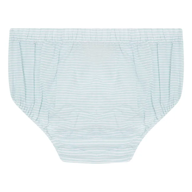 Striped Bloomers | Green water
