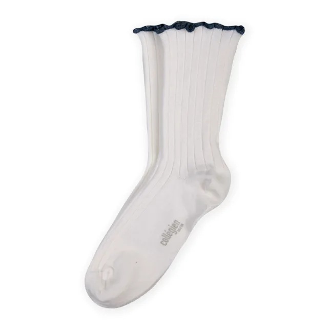 Socken Delphine | Weiß