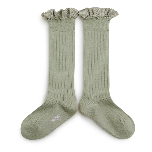 Socken Apolline | Wassergrün