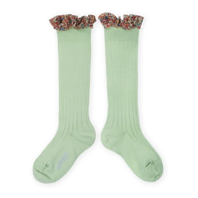 Socken Elisabeth | Mandelgrün