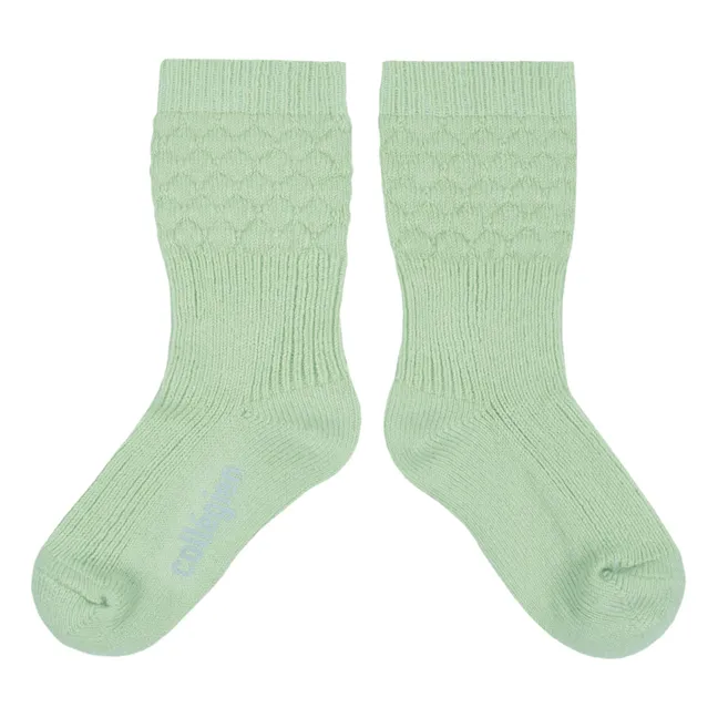 Socken Celeste | Mandelgrün