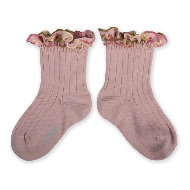 Socken Anemone | Altrosa
