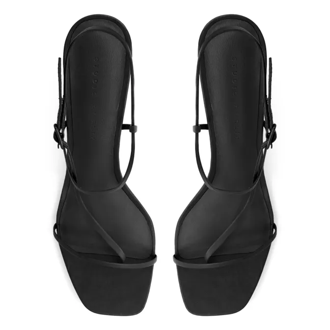 Cross Front 70 sandals | Black
