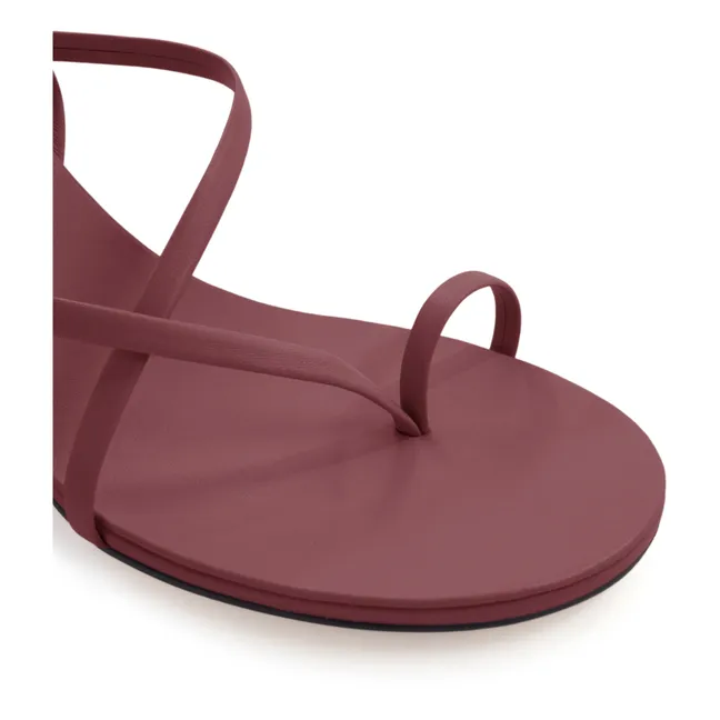 Agatha 70 sandals | Aubergine